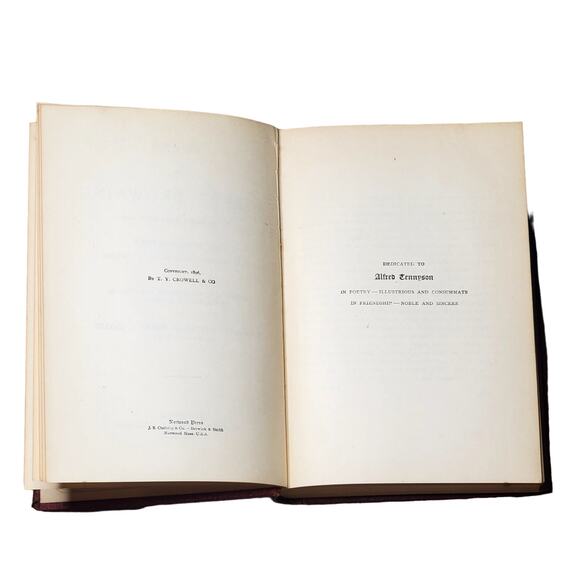 Robert Brownings Selected Poems New York Thomas Y Crowell Co Victorian Leather - Picture 6 of 12